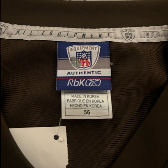 Reebok Cleveland Browns Brady Quinn NFL Equipment Jersey Men's Size 56 - Picture 5 of 6